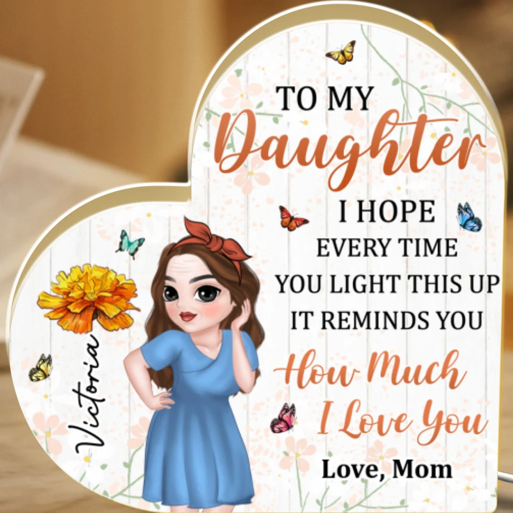 How Much I Love You - Personalized Custom Light Box - Image 6