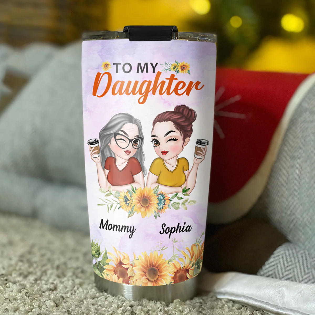 How Much I Love You - Personalized Custom Tumbler - Image 5