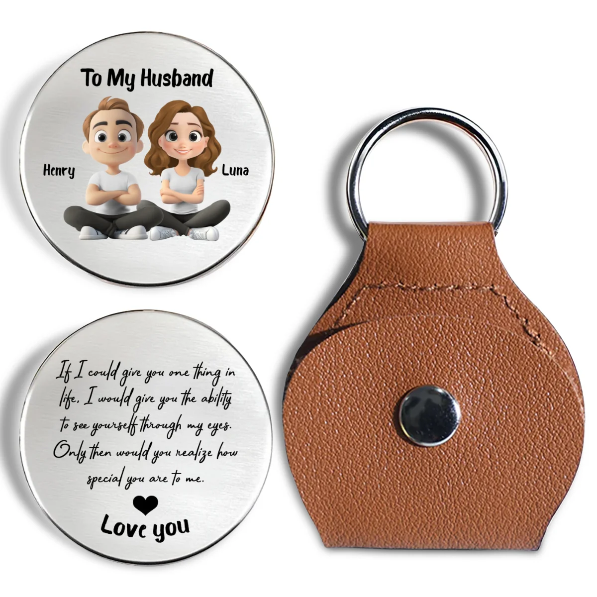 How Special My You Are In My Heart - Personalized Custom Pocket Hug - Image 6