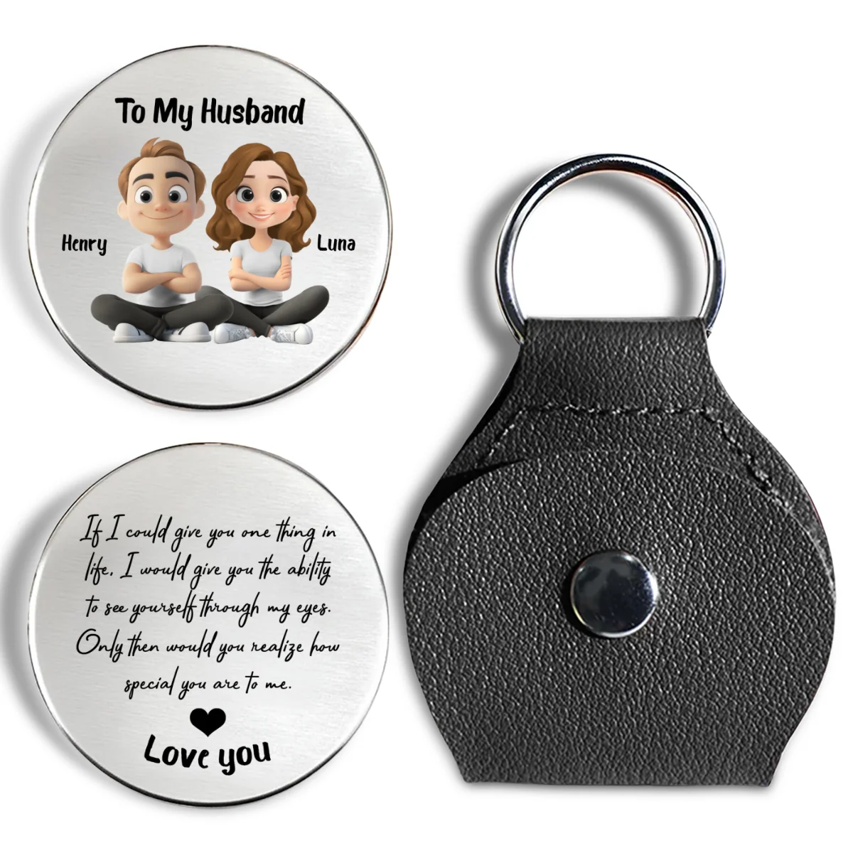 How Special My You Are In My Heart - Personalized Custom Pocket Hug - Image 7