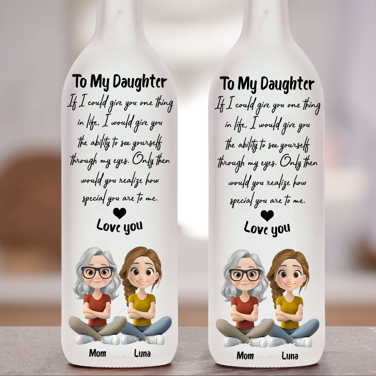 How Special You Are - Personalized Custom Bottle Lamp - Image 4