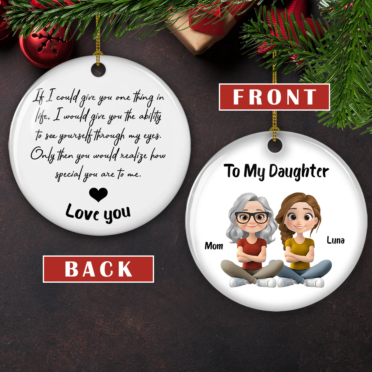 How Special You Are - Personalized Custom Ceramic Ornament
