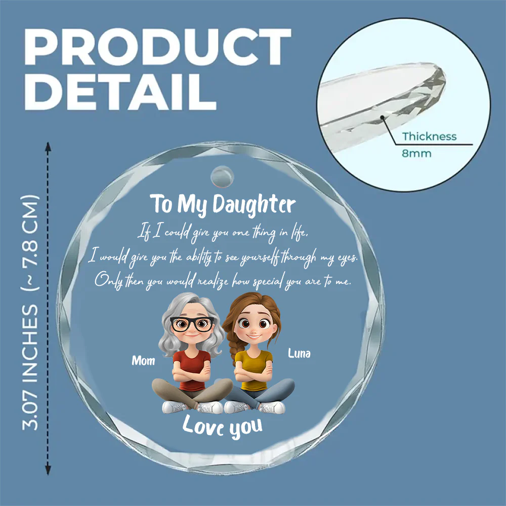 How Special You Are - Personalized Custom Glass Ornament - Image 2