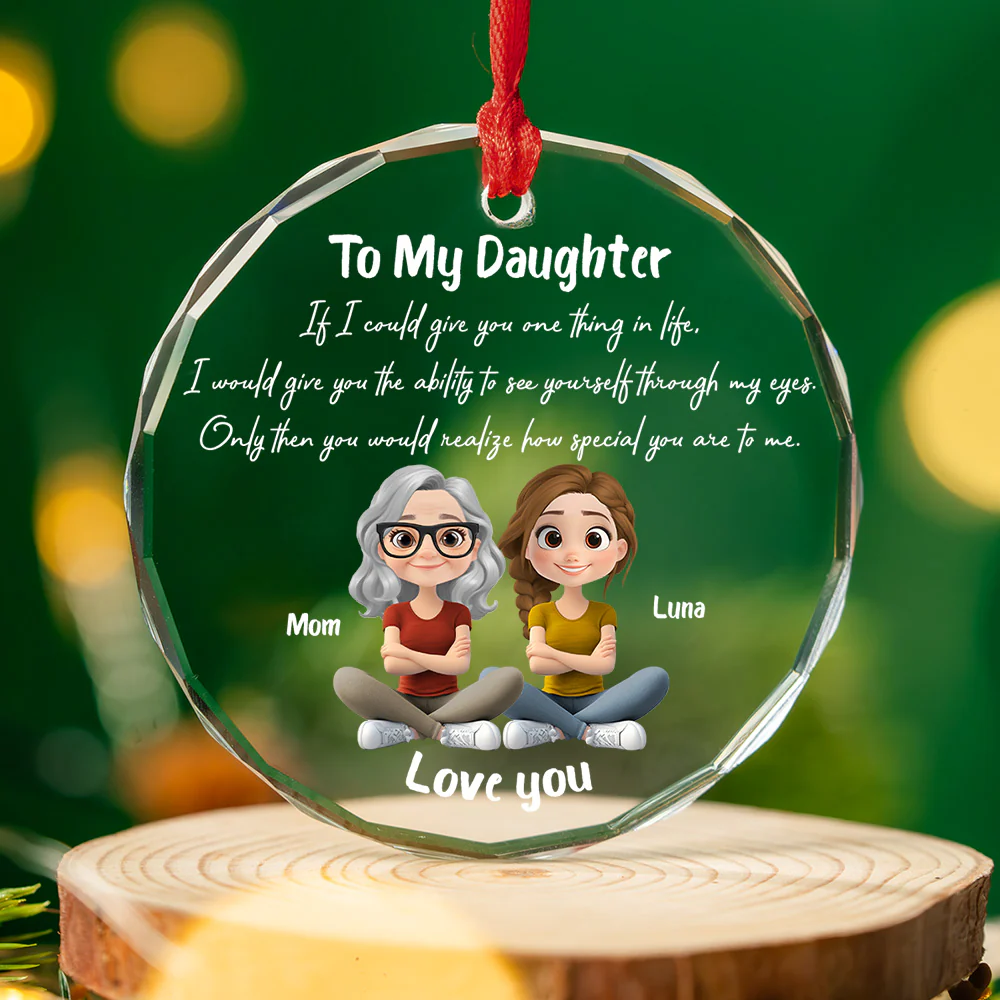 How Special You Are - Personalized Custom Glass Ornament - Image 3