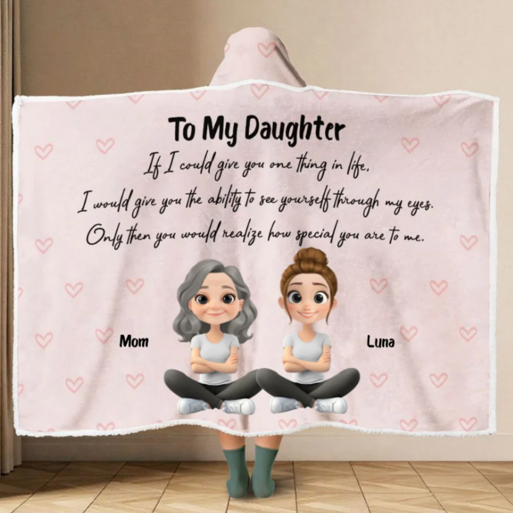 How Special You Are - Personalized Custom Hooded Blanket - Image 6
