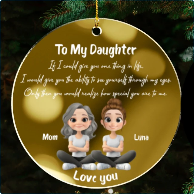 How Special You Are - Personalized Custom Mirrored Acrylic Ornament - Image 7