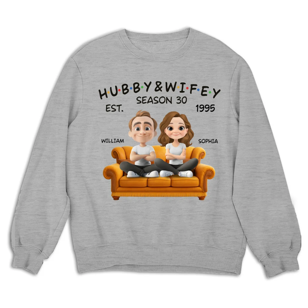 Hubby And Wifey Since - Personalized Custom Shirt - Image 14