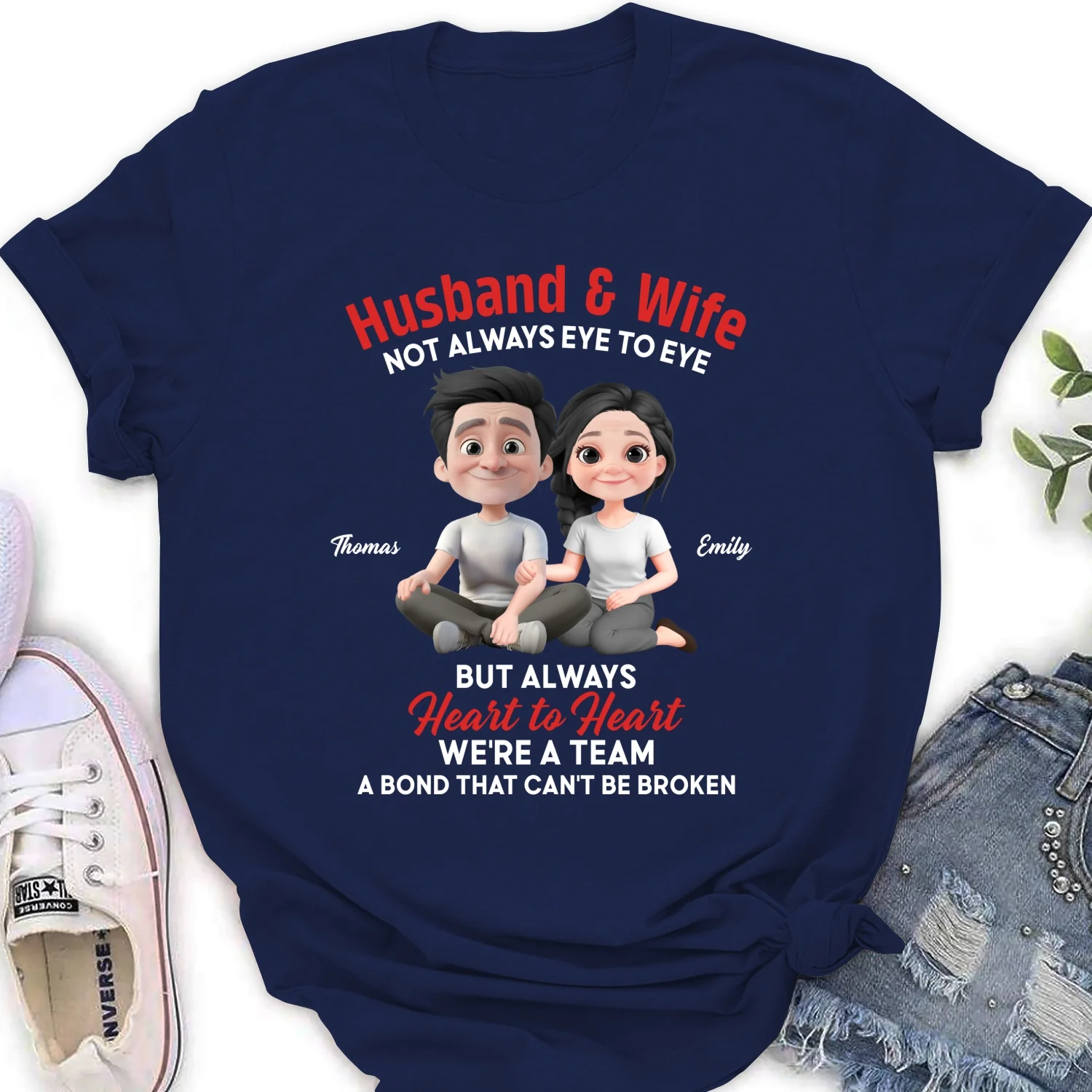Husband And Wife - Personalized Custom Shirt - Image 15