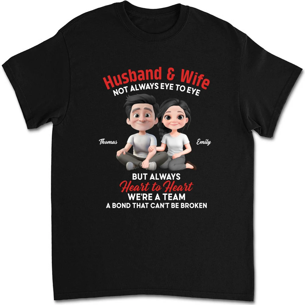 Husband And Wife - Personalized Custom Shirt - Image 6