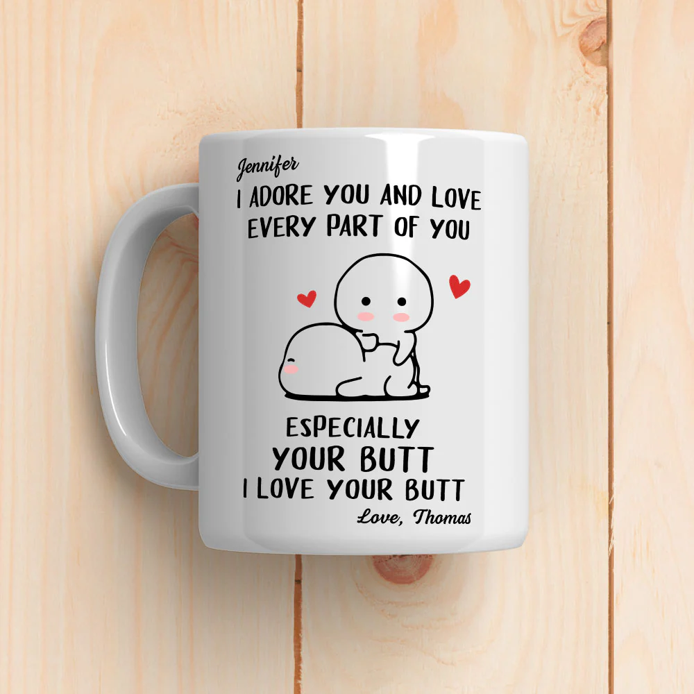 I Adore You - Personalized Custom Coffee Mug - Image 6