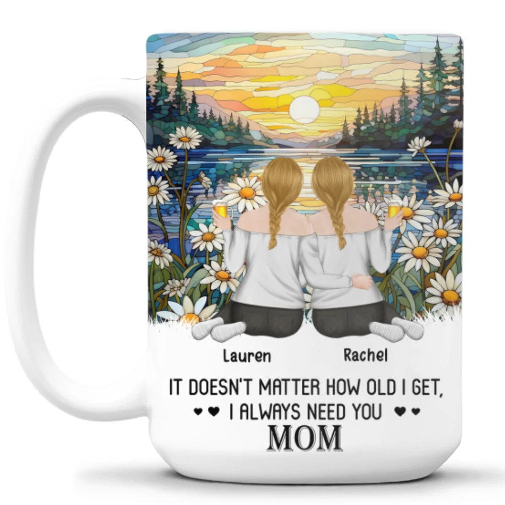 I Always Need You Mom - Personalized Custom Coffee Mug - Image 11