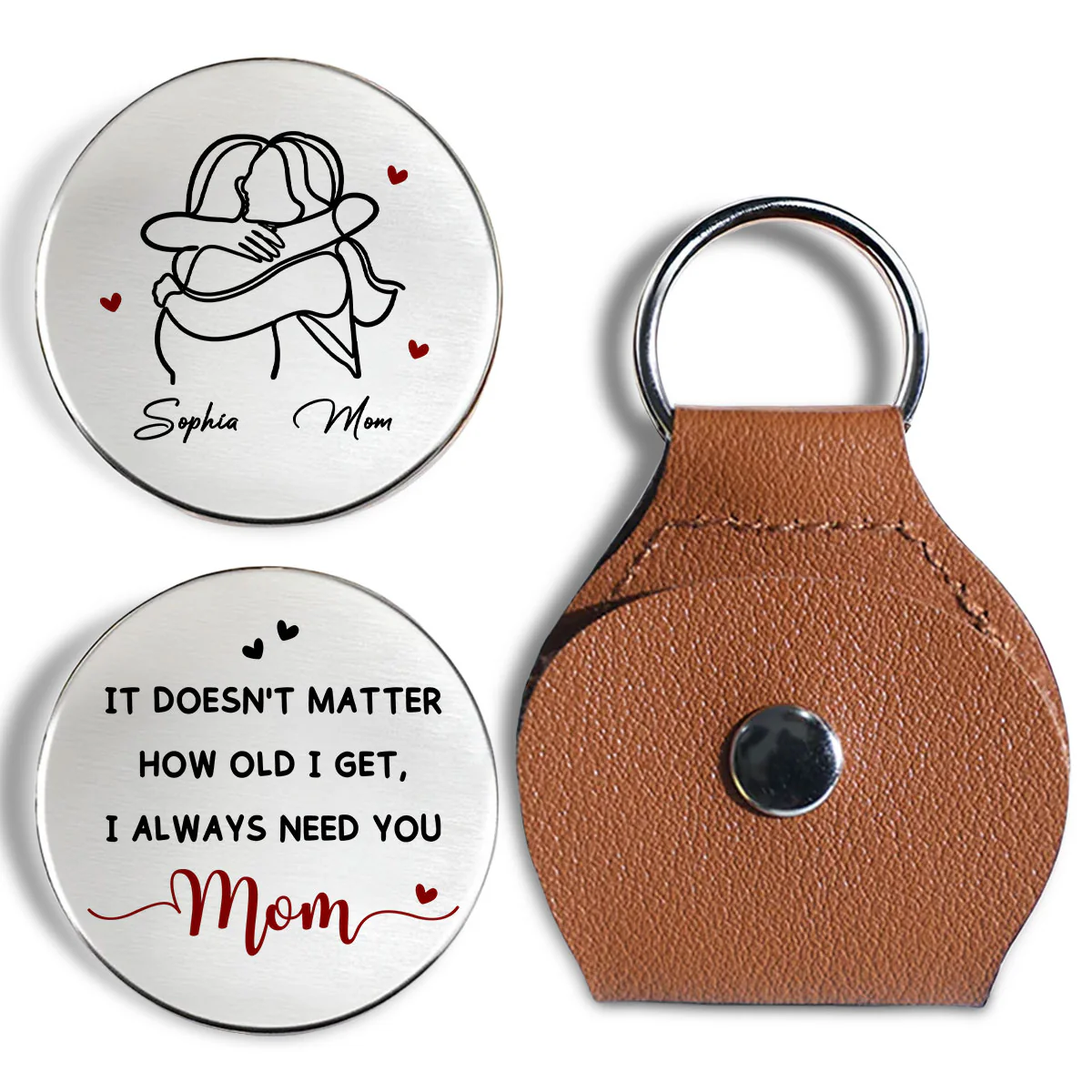 I Always Need You Mom - Personalized Custom Pocket Hug