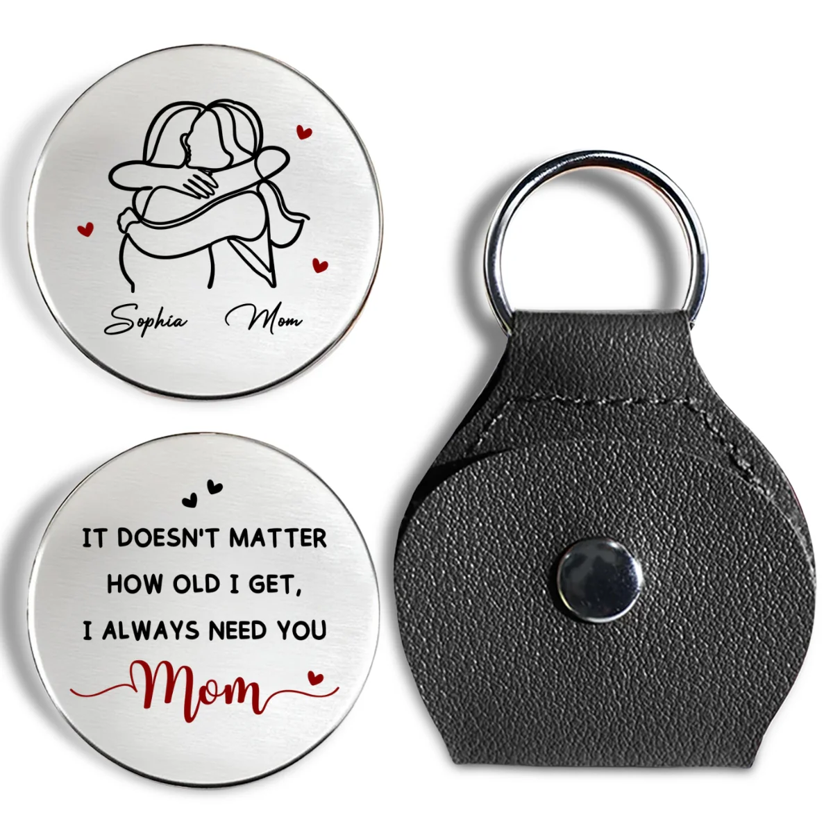 I Always Need You Mom - Personalized Custom Pocket Hug - Image 7