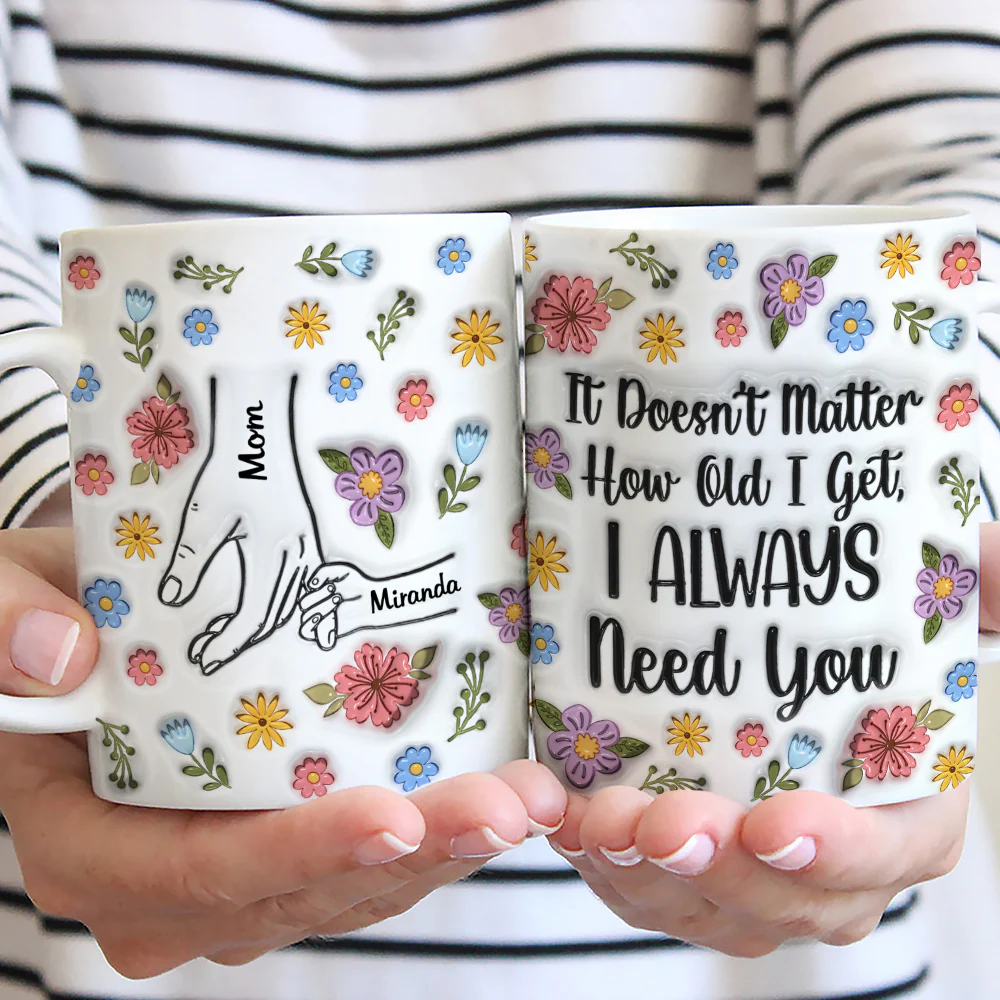 I Always Need You Version 2 - Personalized Custom 3D Inflated Effect Coffee Mug - Image 5