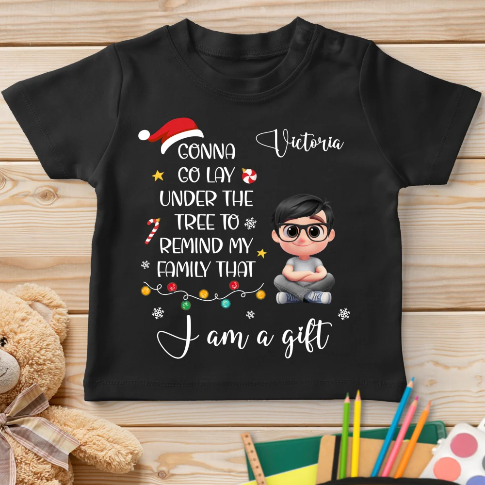 I Am A Gift - Personalized Custom Youth T-shirt - Image 7