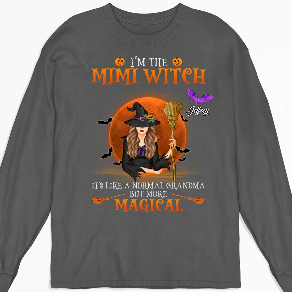 I Am A Grandma Witch - Personalized Custom Shirt - Image 11