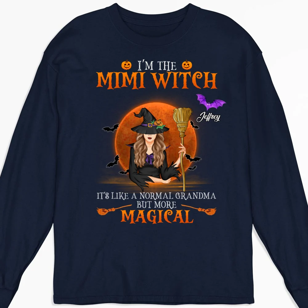 I Am A Grandma Witch - Personalized Custom Shirt - Image 12