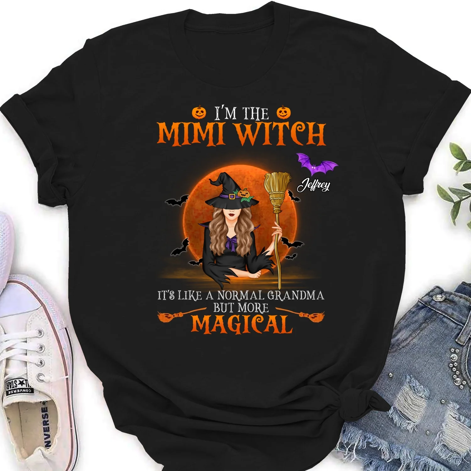 I Am A Grandma Witch - Personalized Custom Shirt - Image 16