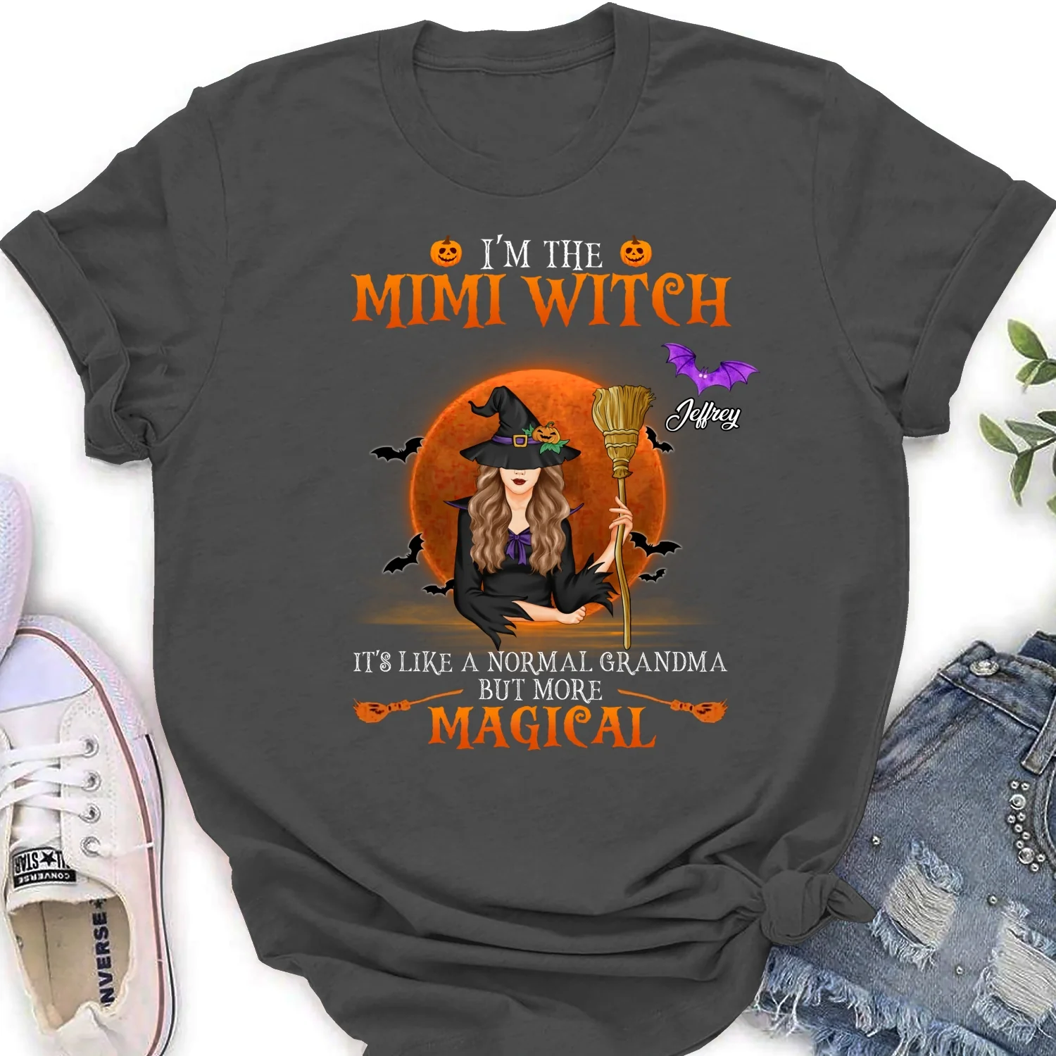 I Am A Grandma Witch - Personalized Custom Shirt - Image 17