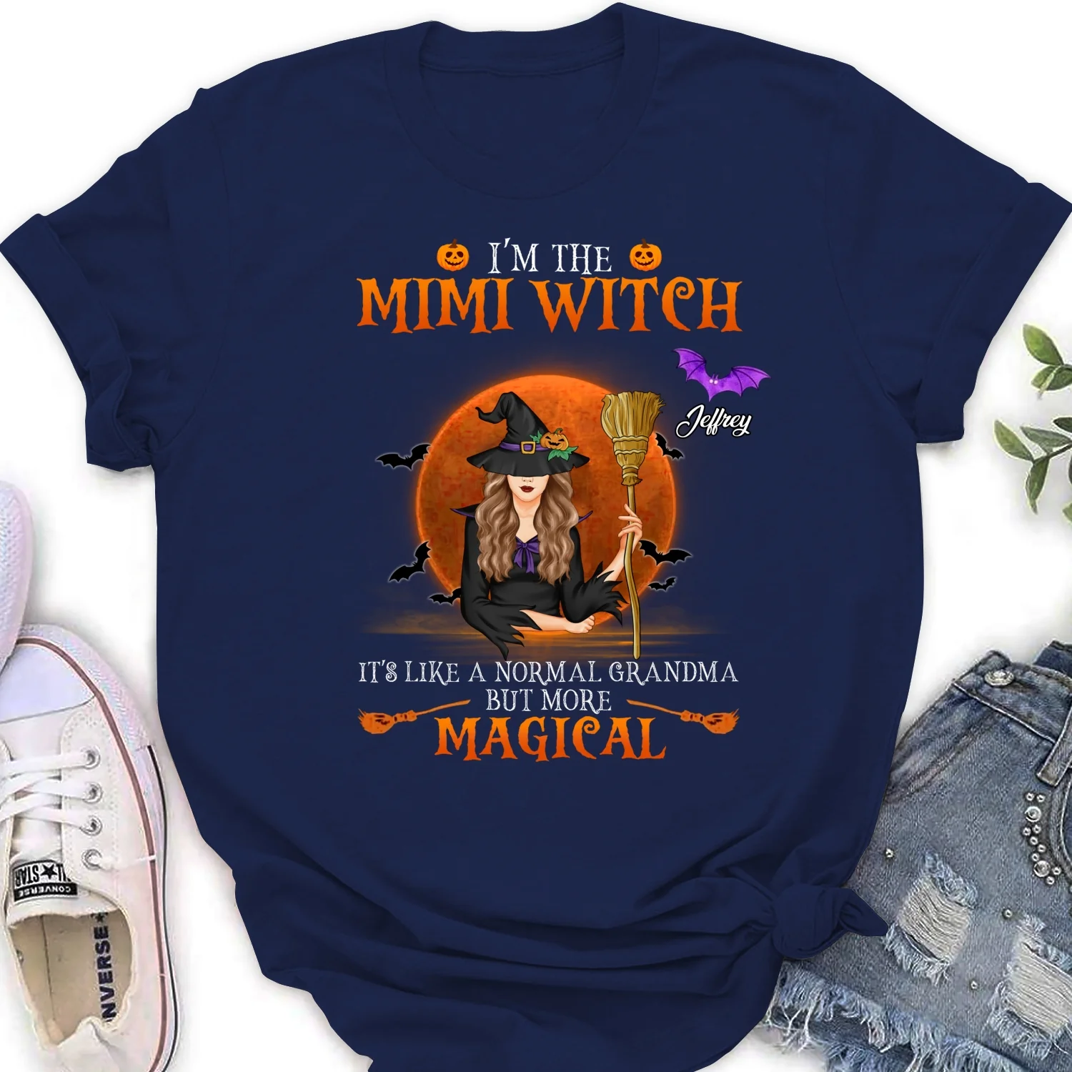 I Am A Grandma Witch - Personalized Custom Shirt - Image 18