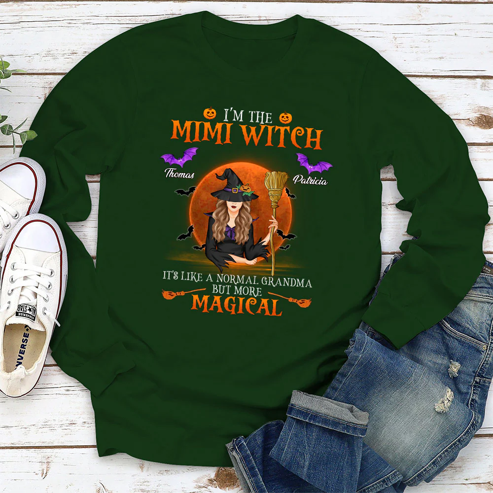 I Am A Grandma Witch - Personalized Custom Shirt - Image 2