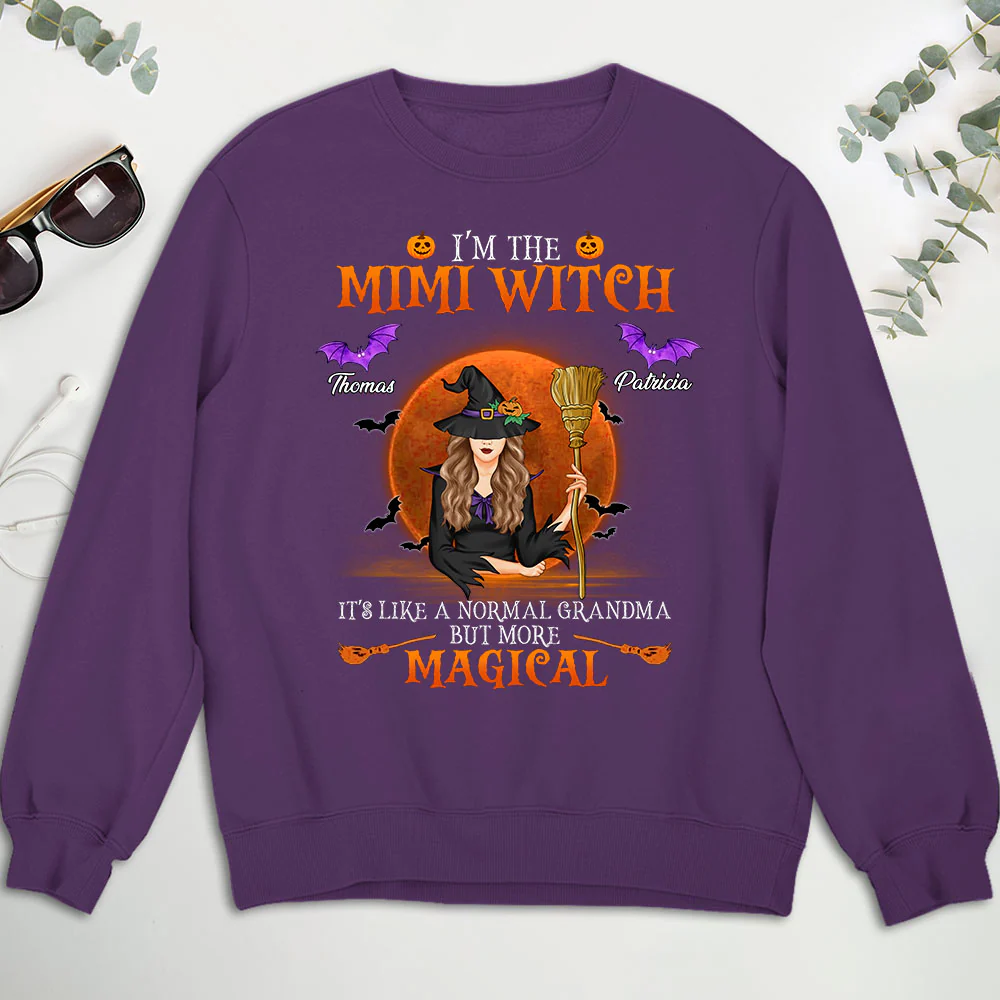 I Am A Grandma Witch - Personalized Custom Shirt - Image 3