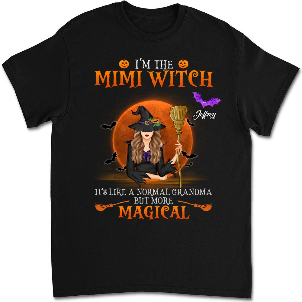 I Am A Grandma Witch - Personalized Custom Shirt - Image 6