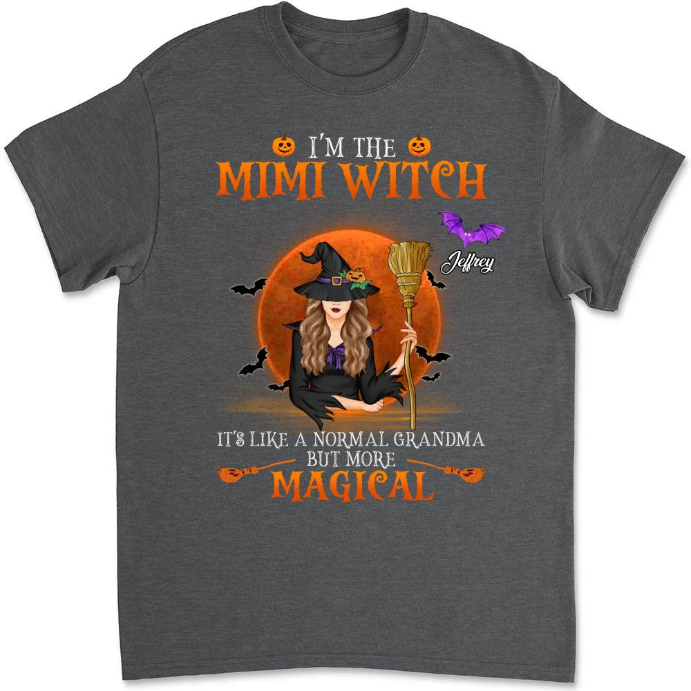 I Am A Grandma Witch - Personalized Custom Shirt - Image 7