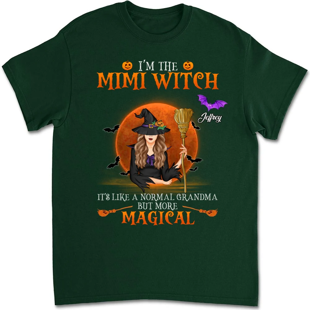 I Am A Grandma Witch - Personalized Custom Shirt - Image 8