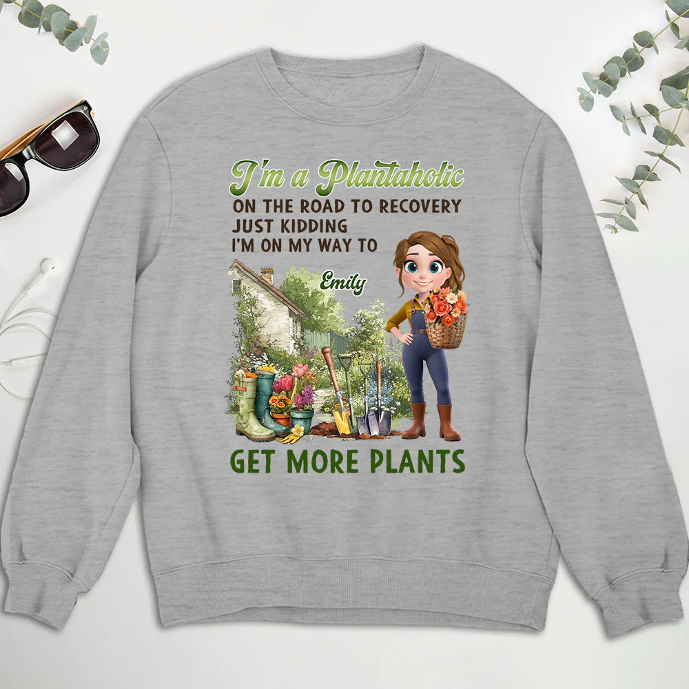 I Am A Plantaholic - Personalized Custom Shirt - Image 4