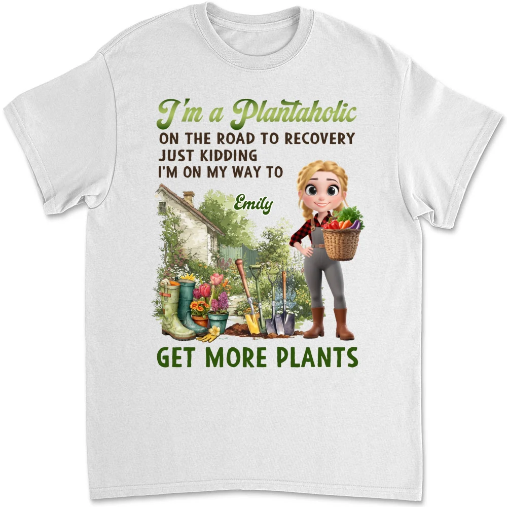 I Am A Plantaholic - Personalized Custom Shirt - Image 5
