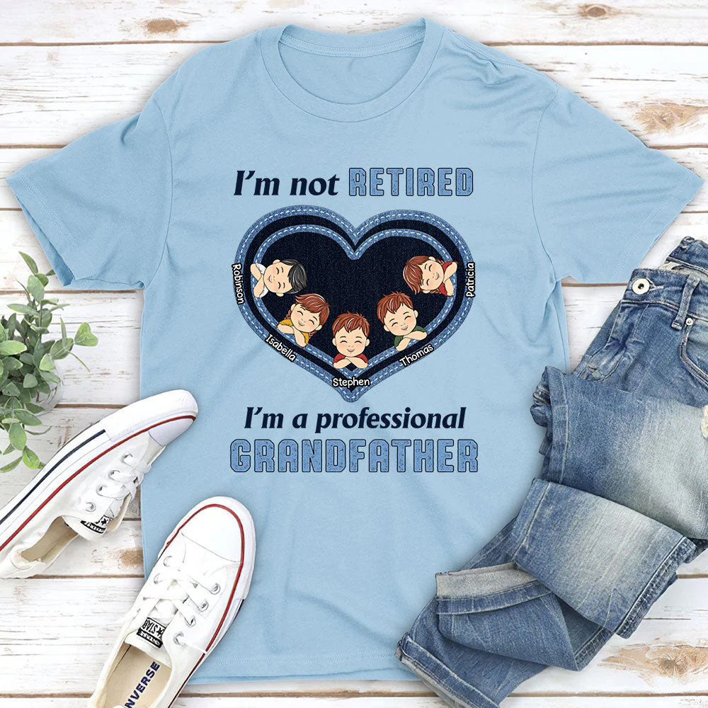 I Am A Professional Grandpa - Personalized Custom Shirt - Image 3