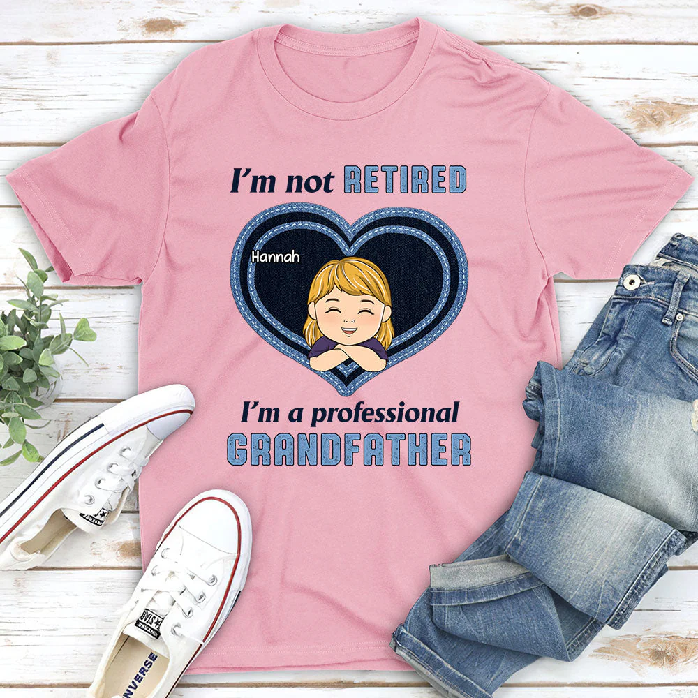 I Am A Professional Grandpa - Personalized Custom Shirt - Image 4