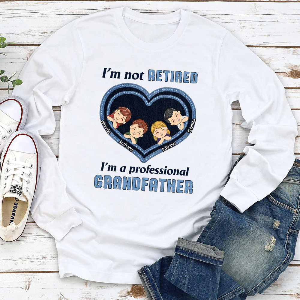 I Am A Professional Grandpa - Personalized Custom Shirt - Image 5