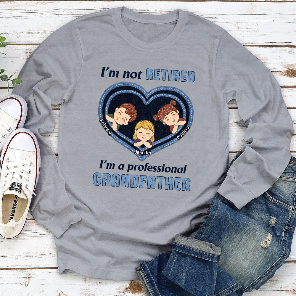 I Am A Professional Grandpa - Personalized Custom Shirt - Image 6