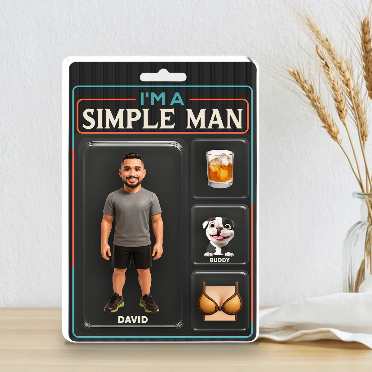 I Am A Simple Man - Personalized Custom Acrylic Plaque - Image 3