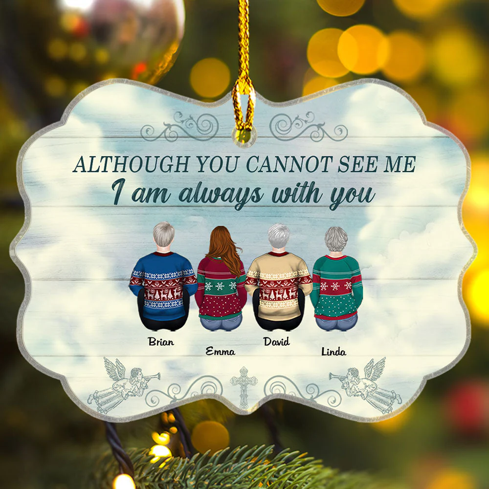 I Am Always With You - Personalized Custom Acrylic Ornament - Image 2