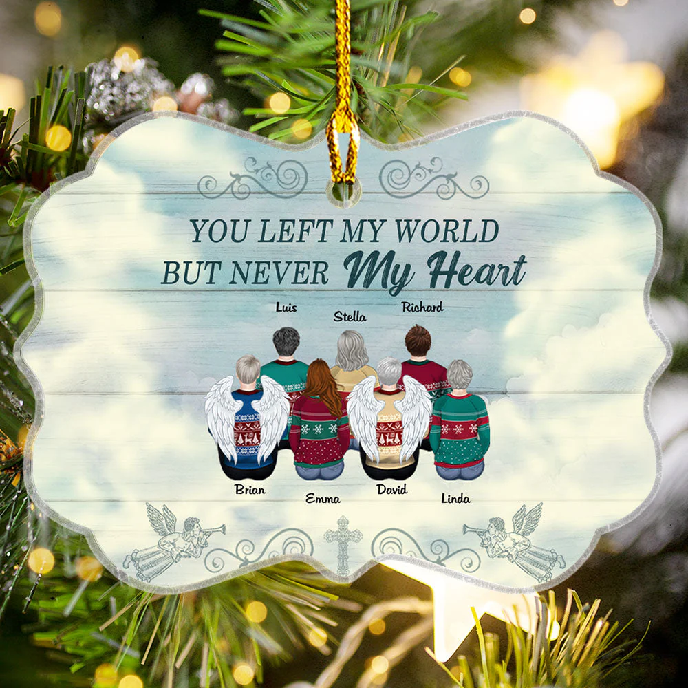 I Am Always With You - Personalized Custom Acrylic Ornament - Image 4