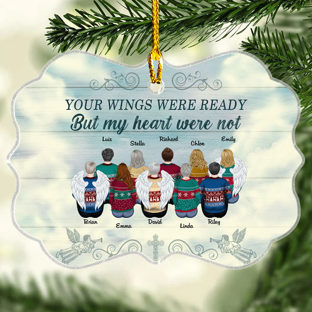 I Am Always With You - Personalized Custom Acrylic Ornament - Image 5