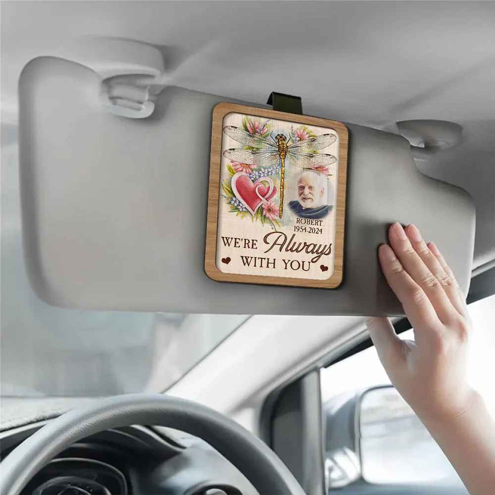 I Am Always With You - Personalized Custom Car Visor Clip - Image 3
