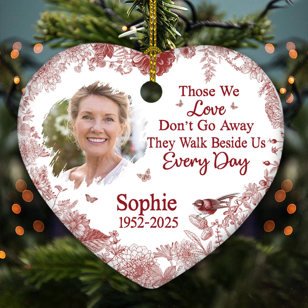 I Am Always With You - Personalized Custom Ceramic Ornament - Image 5