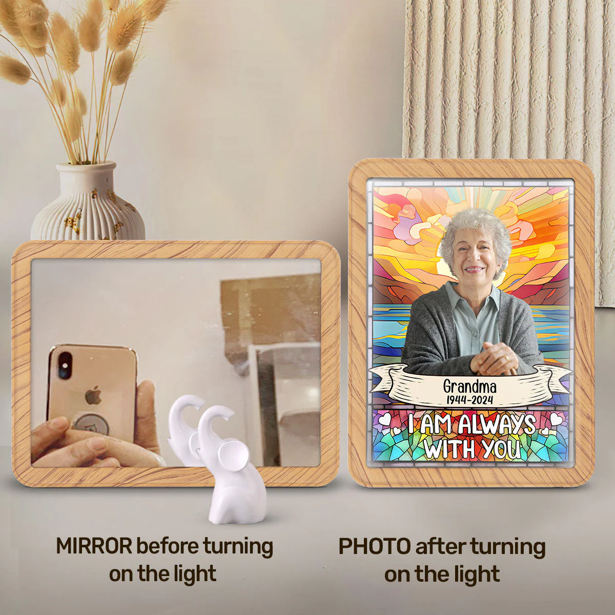 I Am Always With You - Personalized Custom Magic Mirror - Image 4