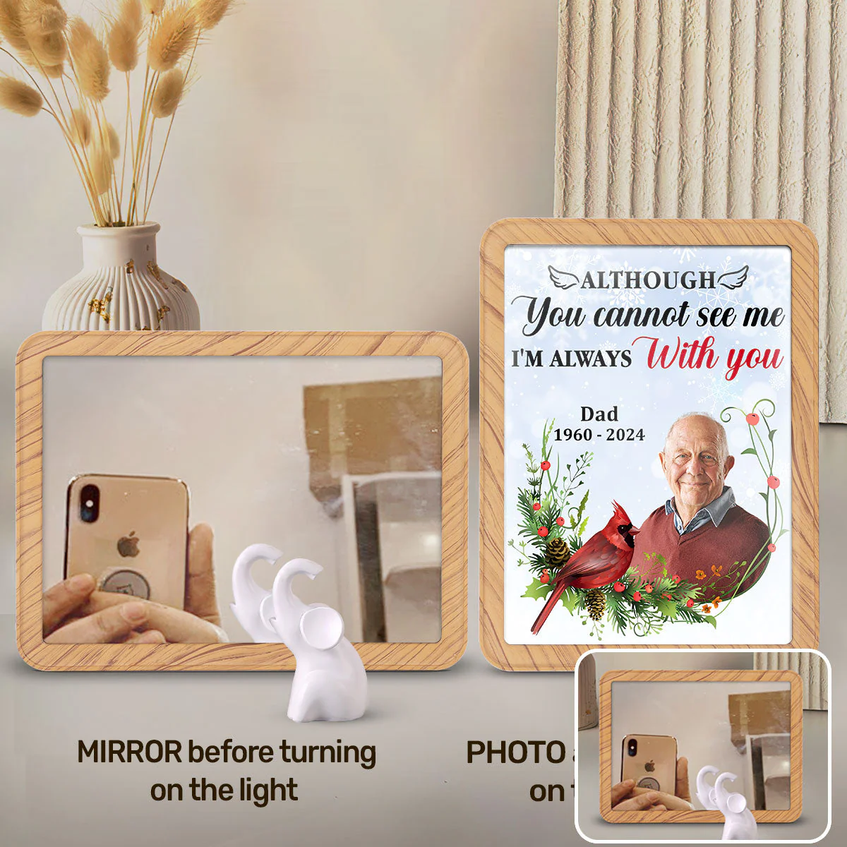 I Am Always With You - Personalized Custom Magic Mirror - Image 5