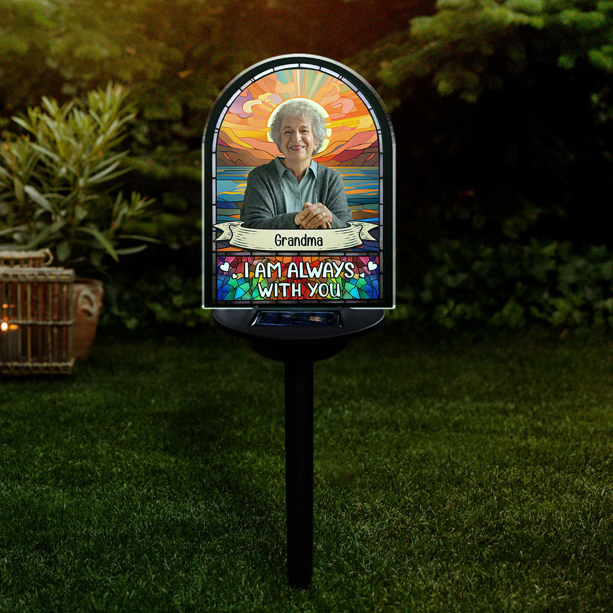 I Am Always With You - Personalized Custom Solar Light - Image 2