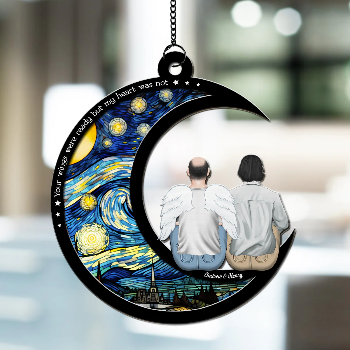 I Am Always With You - Personalized Custom Suncatcher - Image 3