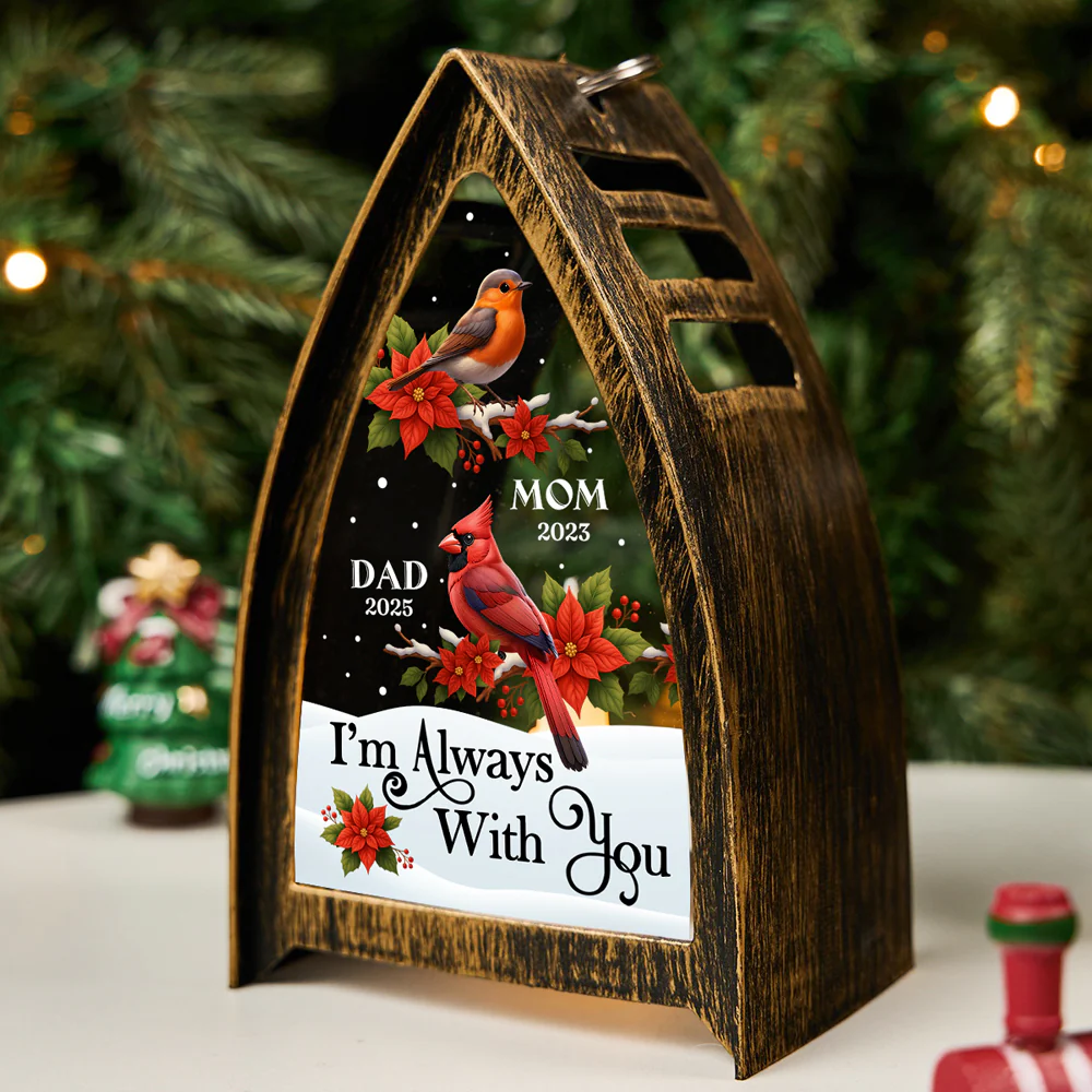 I Am Always With You - Personalized Custom Table Lantern - Image 2