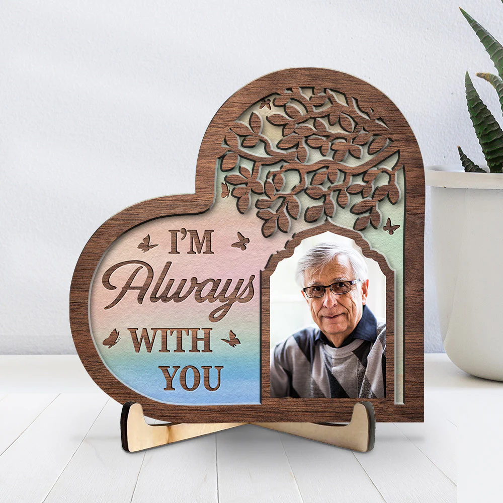 I Am Always With You - Personalized Wooden Plaque - Image 2