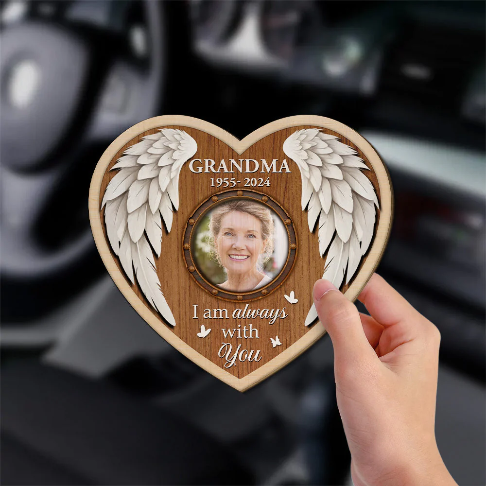 I Am Always With You Version 2 - Personalized Custom Car Visor Clip - Image 3
