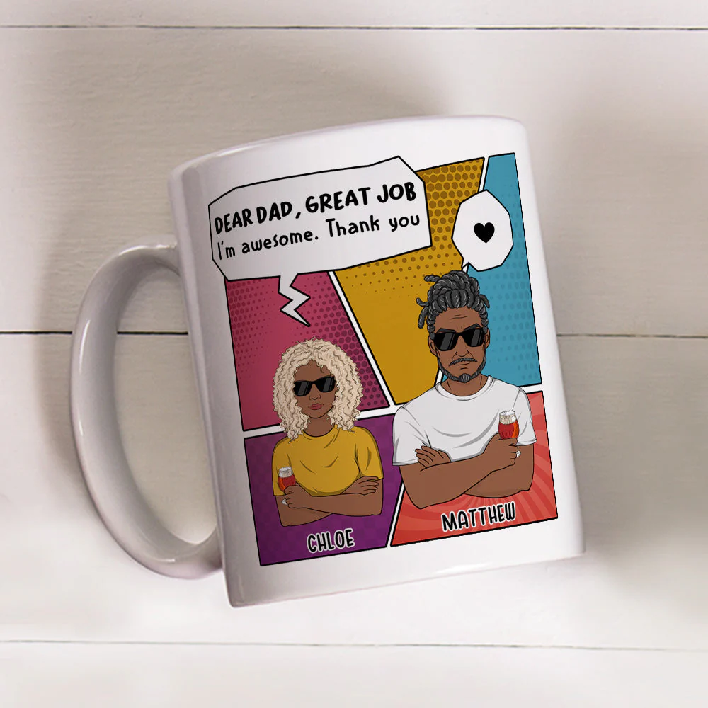 I Am Awesome Thank You - Personalized Custom Coffee Mug - Image 2