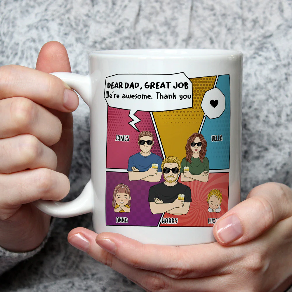 I Am Awesome Thank You - Personalized Custom Coffee Mug - Image 4